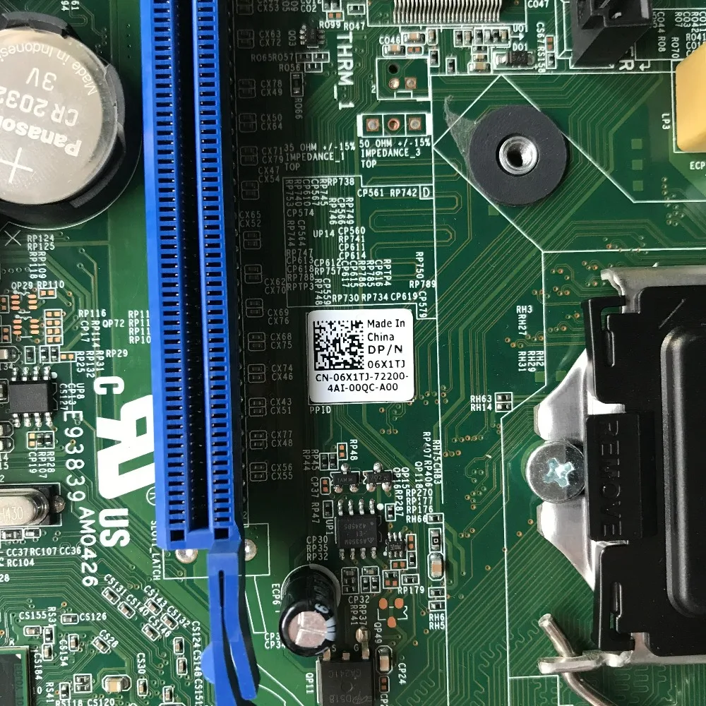 Для DELL 7020 9020 DT MT настольная материнская плата CN-06X1TJ 06X1TJ 6X1TJ DH82Q87 SR173 полностью