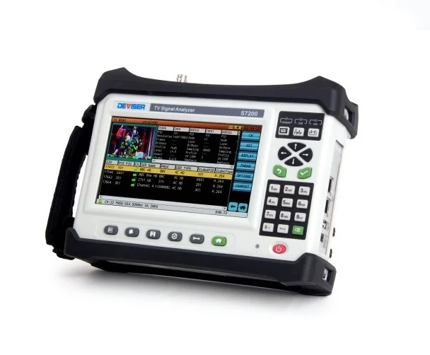DEVISER Digital &amp Analog TV Signal Analyzer DVB-C/C2 DVB-T/T2 DVB-S/S2 Satellite Analysis Meter S7200-ISDB-Tb | Мобильные