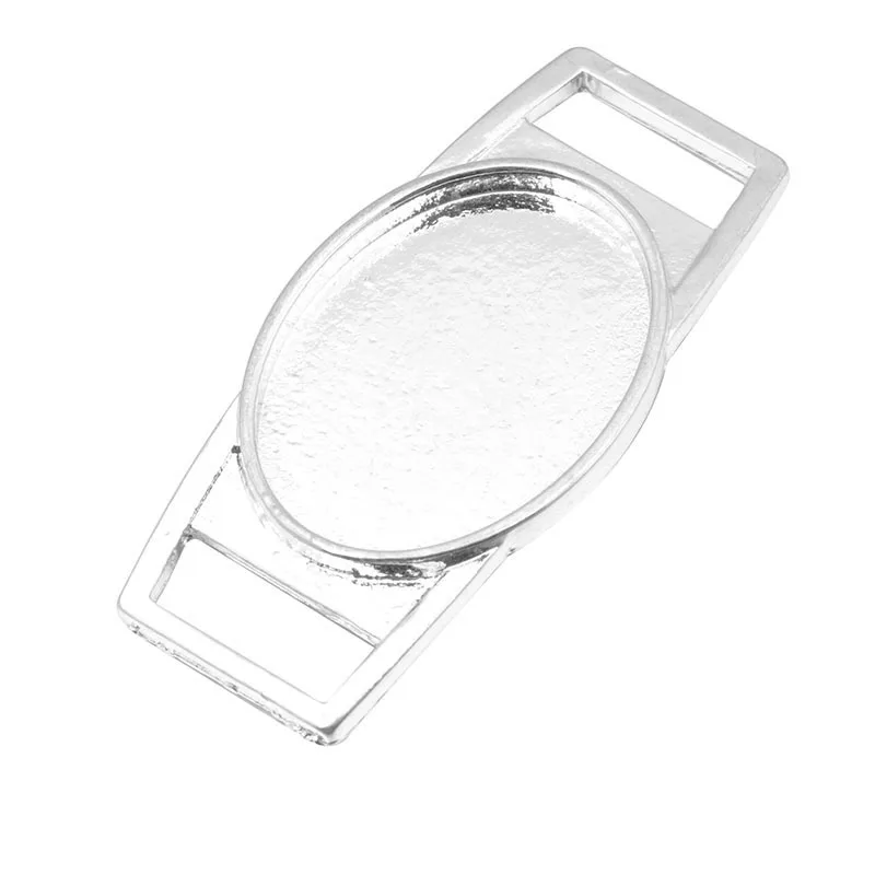 10 шт./лот настройки браслета в стиле ретро кабошоны основа Безель подносы