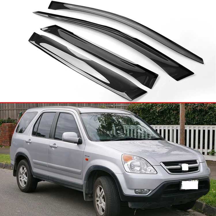 Для HONDA CR V CRV 2001 2006 (RD4 RD9) пластиковый внешний козырек вентиляционные оттенки
