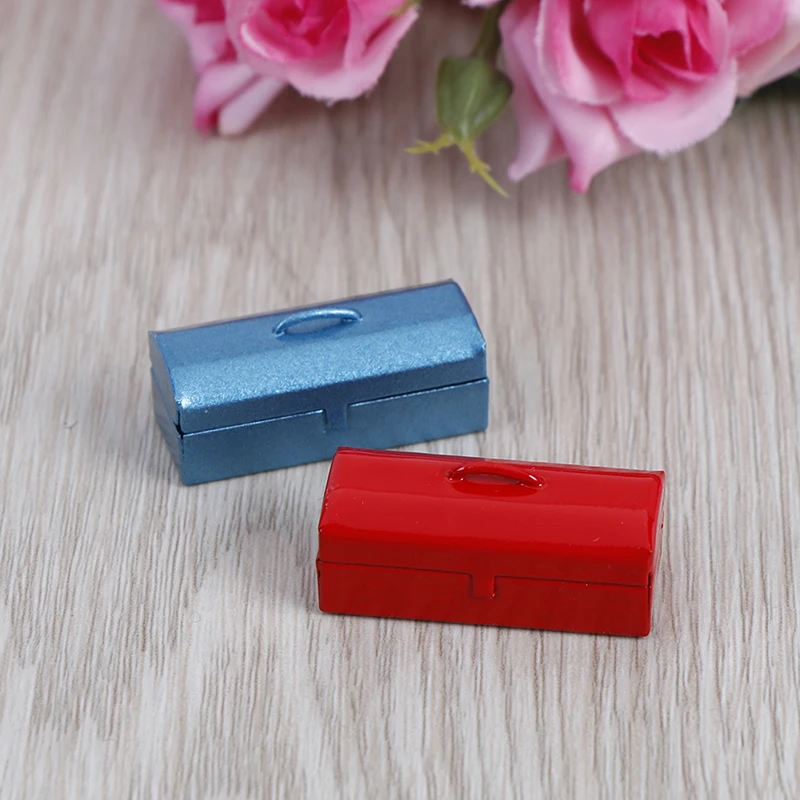 

Miniature Furniture 1:12 Dollhouse Accessories Mini Toolbox Decoration Classic Toys for Children Kids Dolls Accessory