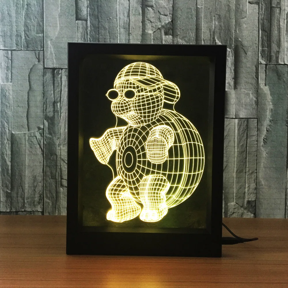 Черепаха 3D модель интеллектуальный пульт дистанционного управления акриловый