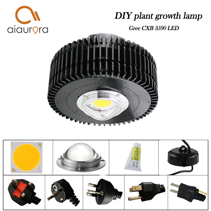 CREE CXB3590 100W COB светодиодный Grow светильник полный спектр Светодиодные промышленные
