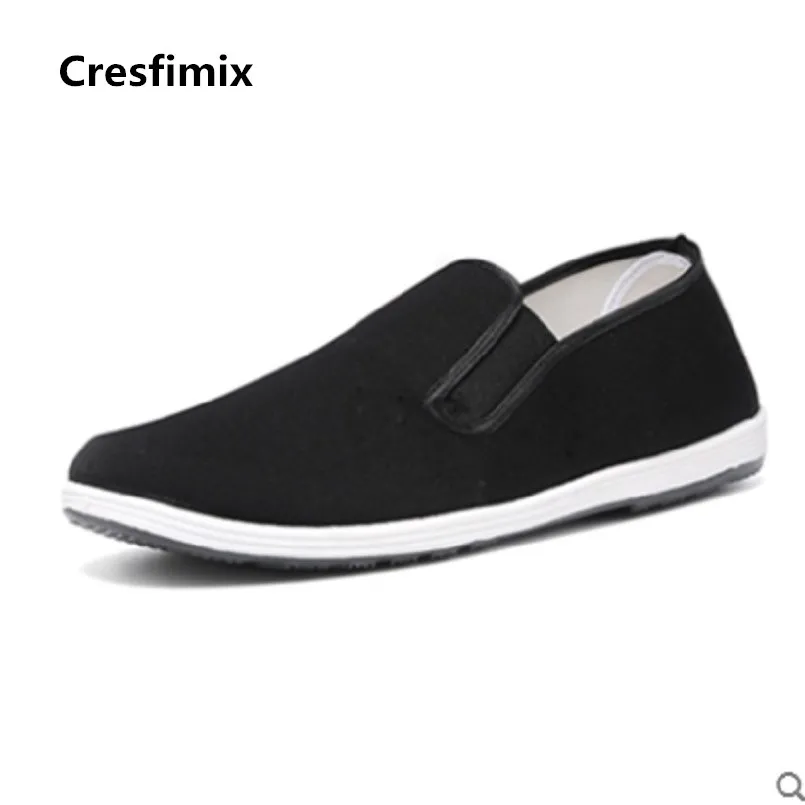 Туфли Cresfimix мужские в традиционном китайском стиле удобные Нескользящие ретро