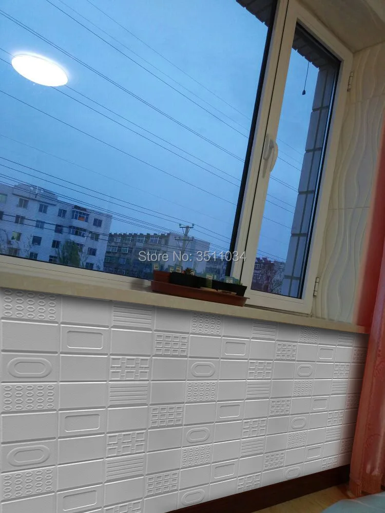 

20pcs 30x60cm Modern 3D faux brick PE foam wall sticker self adhesive decorative 3D wallpaper wall stickers for kids rooms