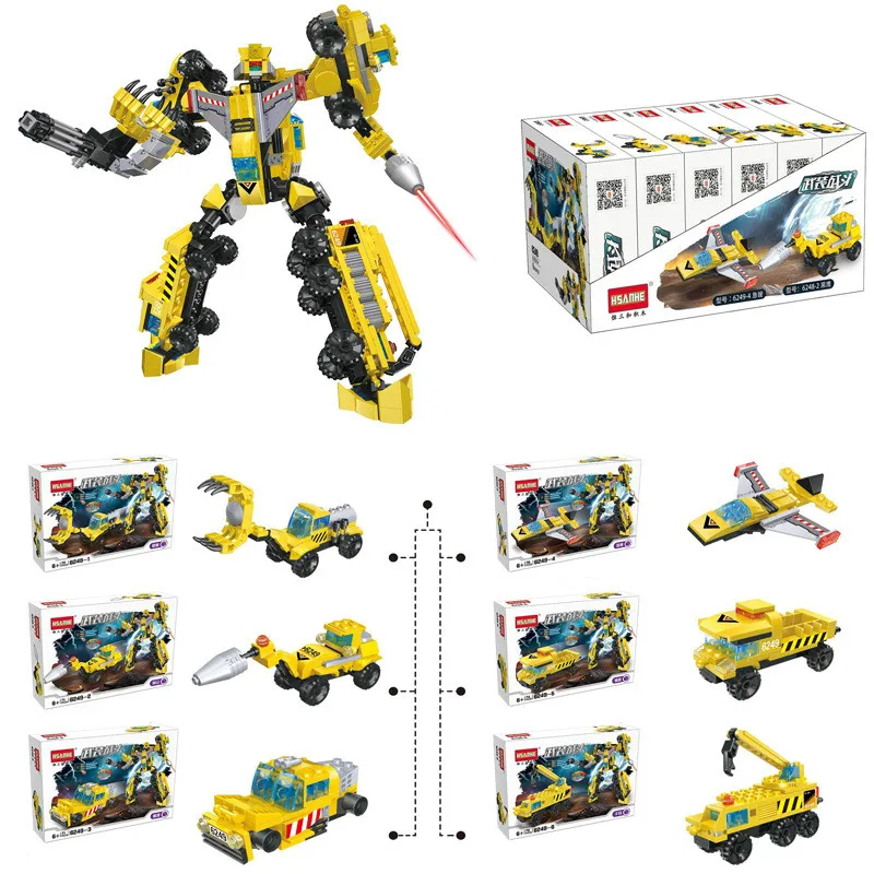 Механический автомобиль открытый гоночный модель здания Meccano игрушка набор
