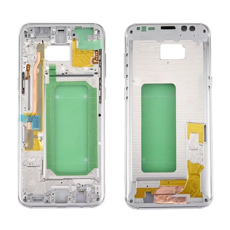 For Samsung Galaxy S8 Plus SM-G955F Black/Blue/Gold/Purple Color Rear Back Frame Board Plate Housing Middle Cover | Мобильные