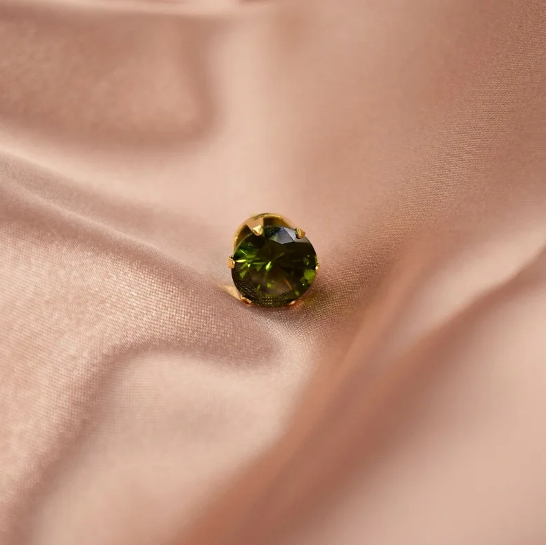 Подвеска-Подсолнух из нержавеющей стали с кубическим цирконием набор сережек