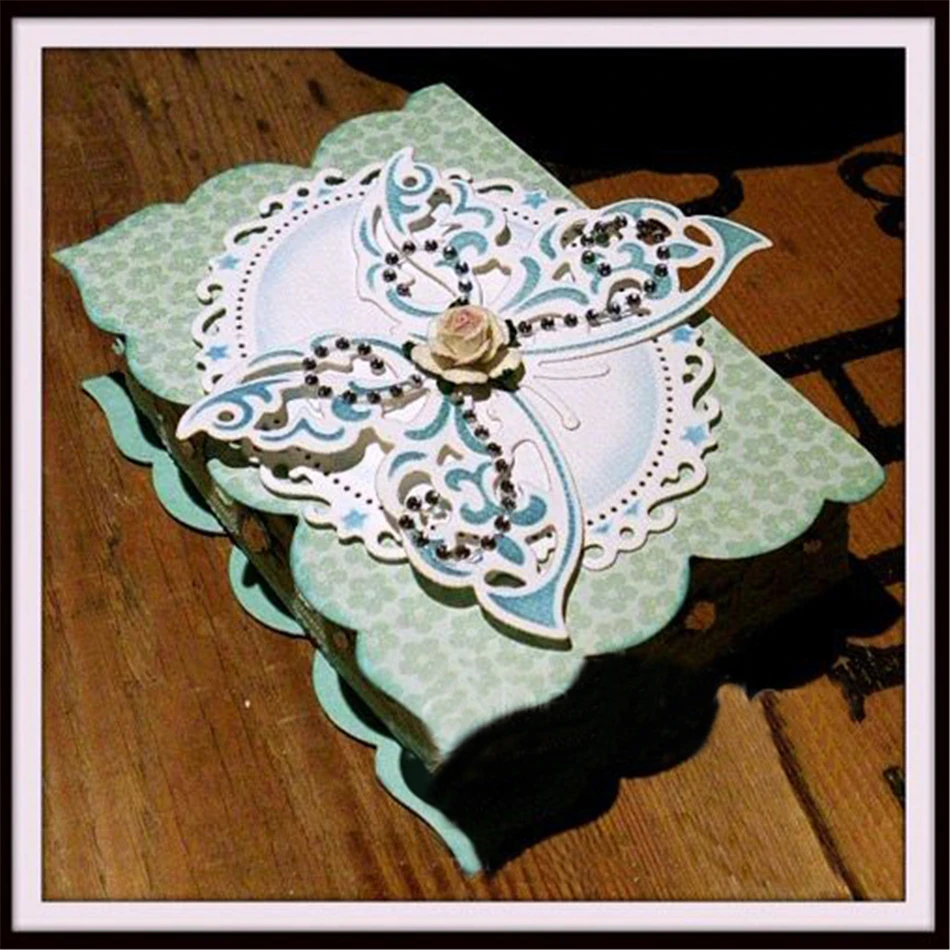 Eastshape 102*135 Dies Frame Tag Metal Cutting Dies for Scrapbooking Background Dies DIY Paper Cards Album Decorative Embossing