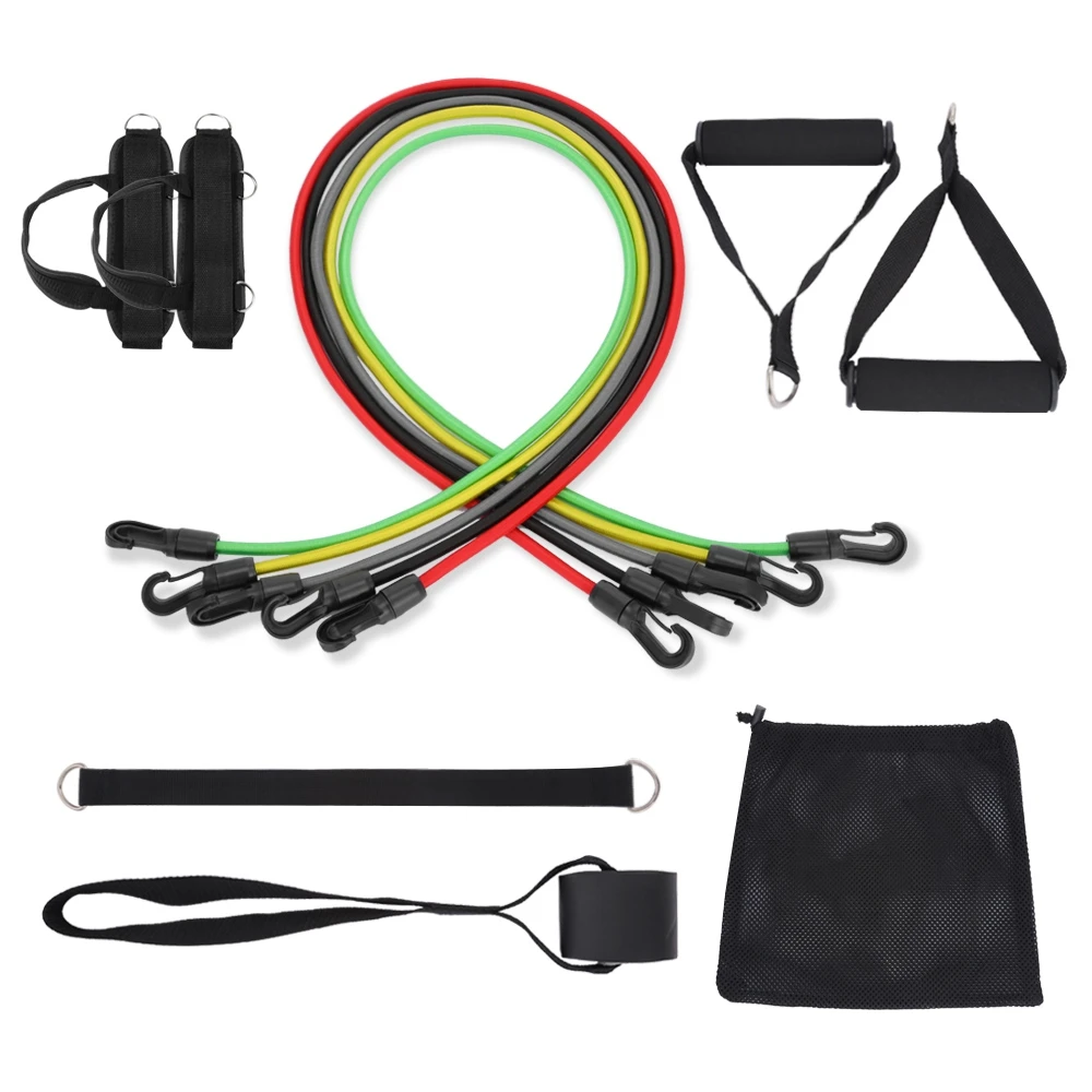 Регулируемый эластичный диапазоны сопротивления комплект для йоги Фитнес