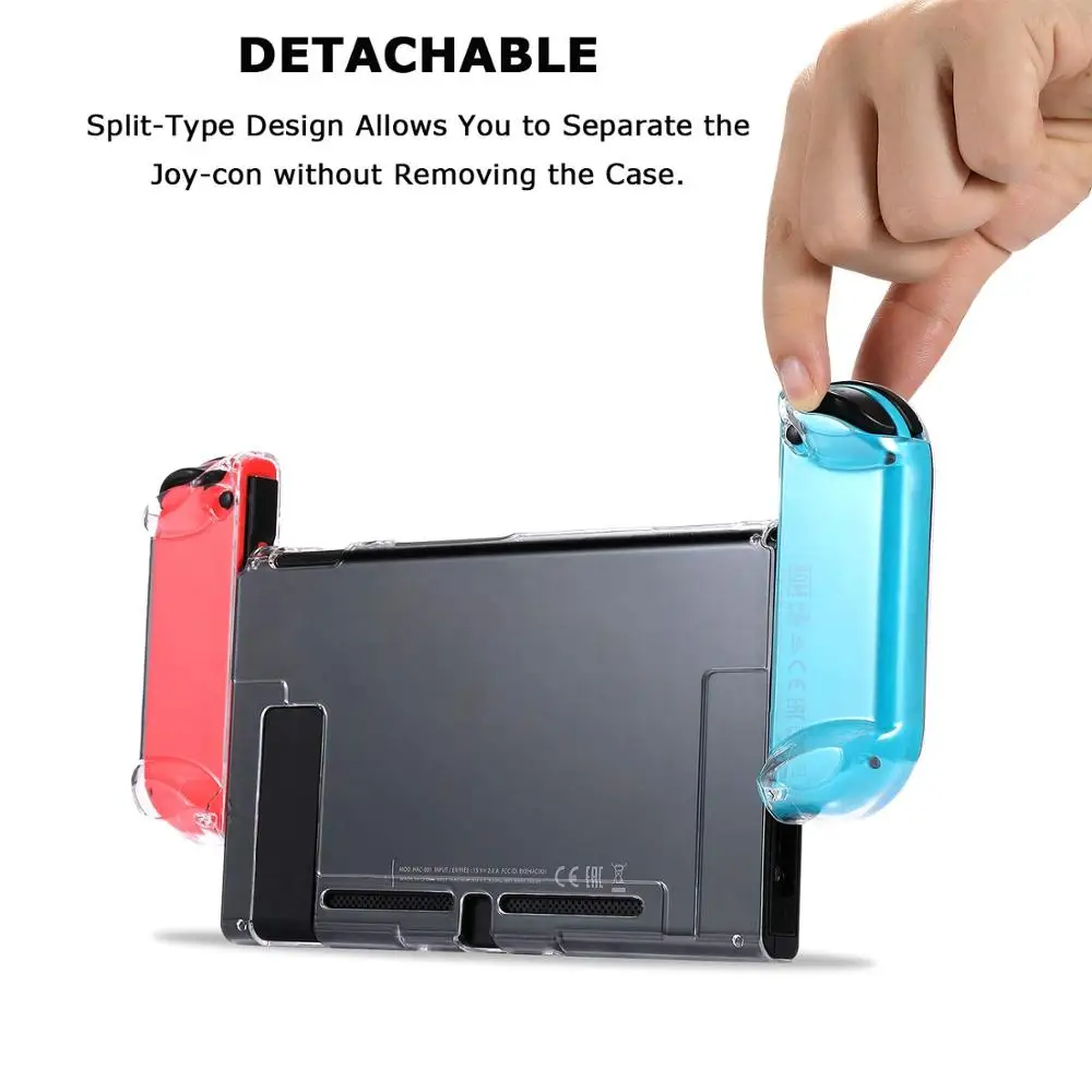 Съемный чехол-книжка с кристаллами защитный чехол для консоли Nintendo Switch крышка