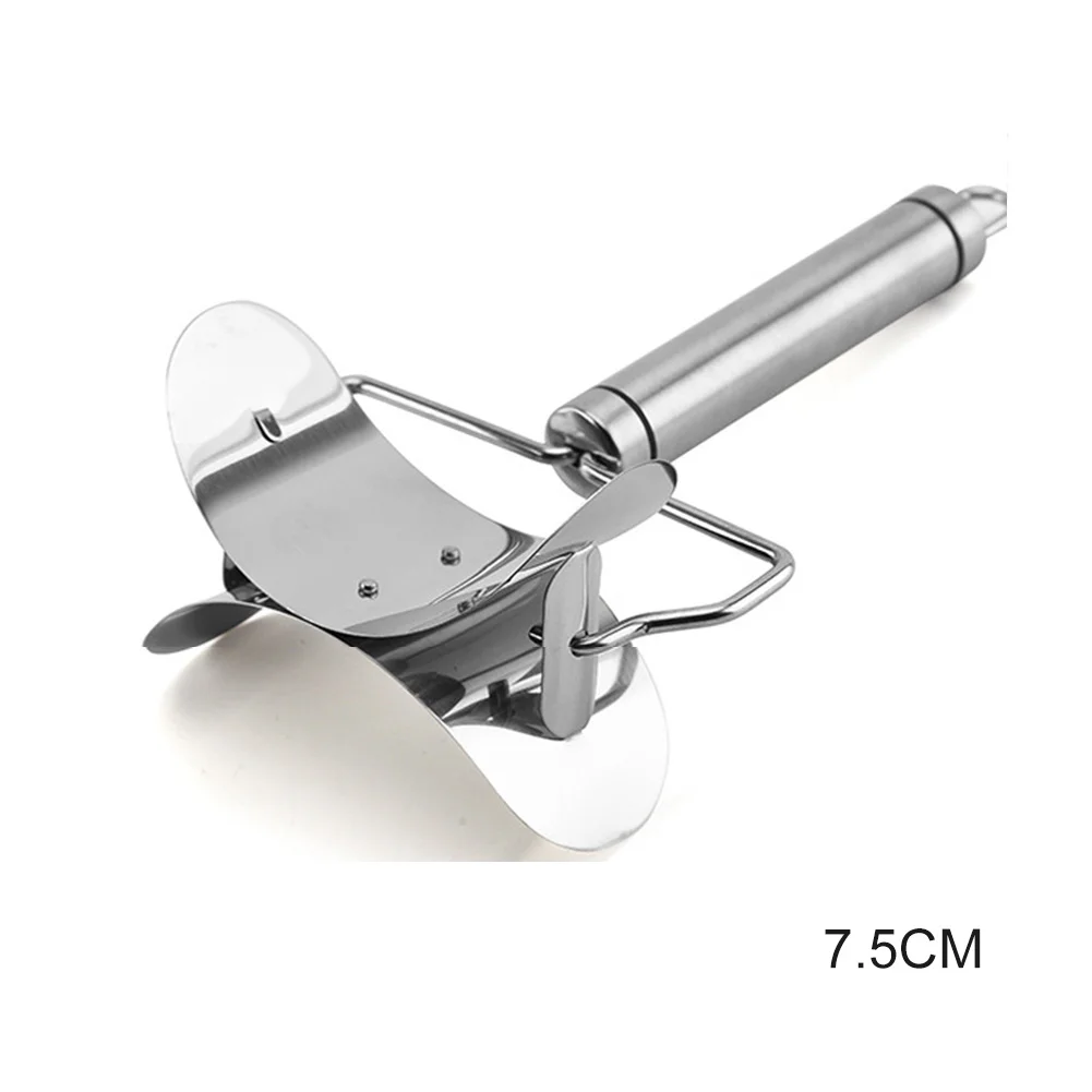 

Baking Rolling Pastry Cutter Stainless Steel Dough Rolling Cutter for Cookie Dumpling Ravioli DC156