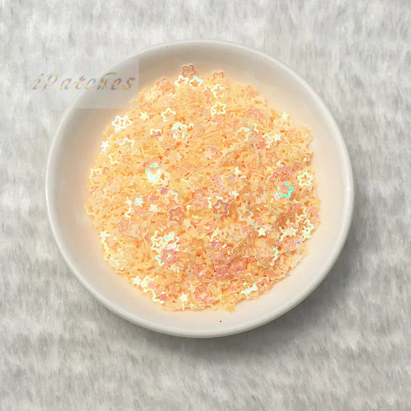 Блестки с пайетками в форме сливы для дизайна ногтей 4 мм|flower sequins|star sequinssequin stars |