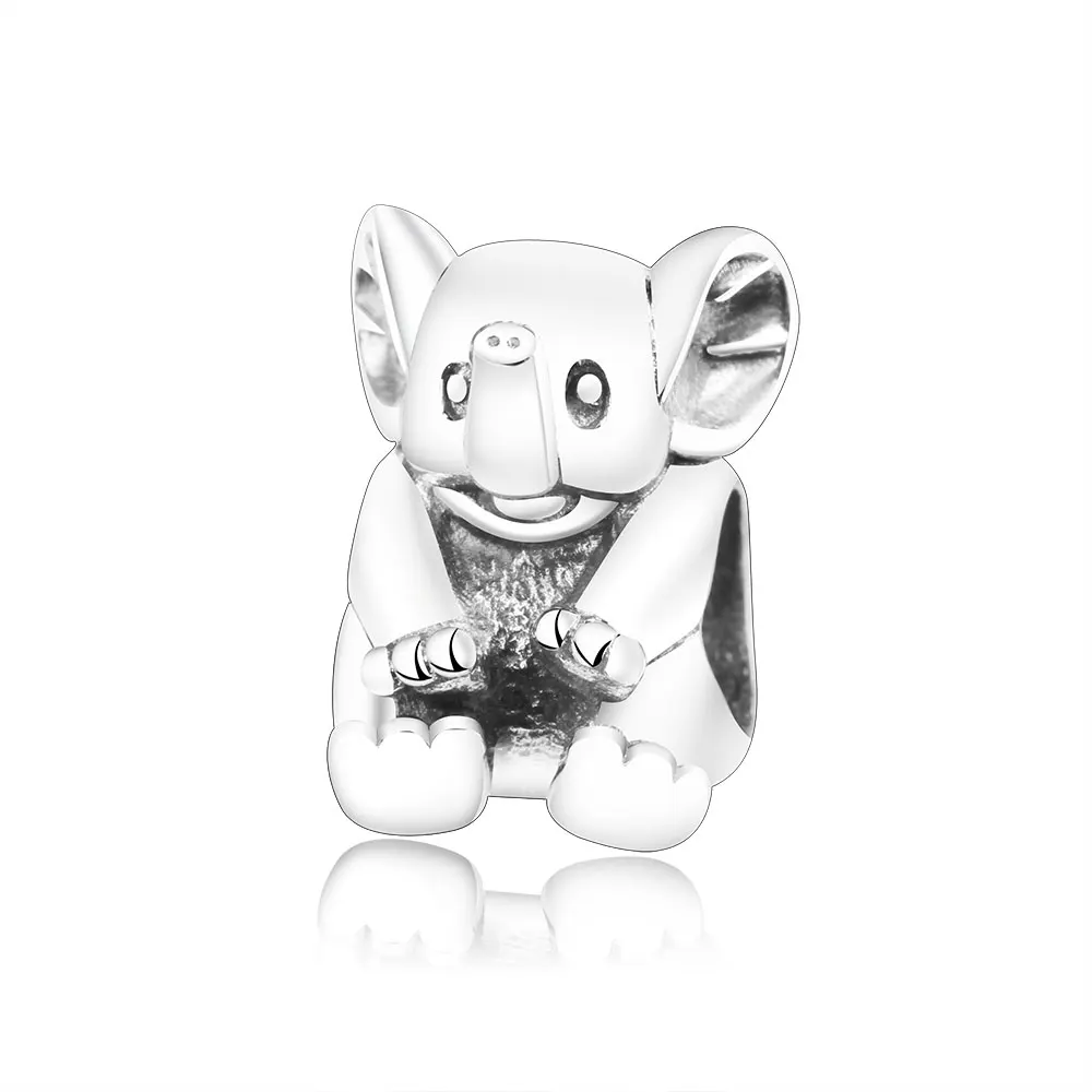 Подходит к оригинальному браслету Pandora DIY Berloque новая зимняя коллекция 925 пробы Серебряная точеная Элегантная подвеска - Цвет: A40