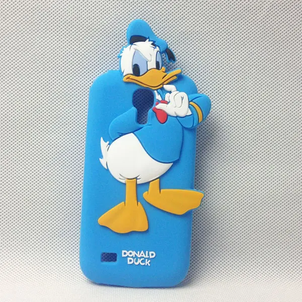 Для galaxy s4 mini чехол минни микки мышь свинья утка комикс сотовый телефон крышки для