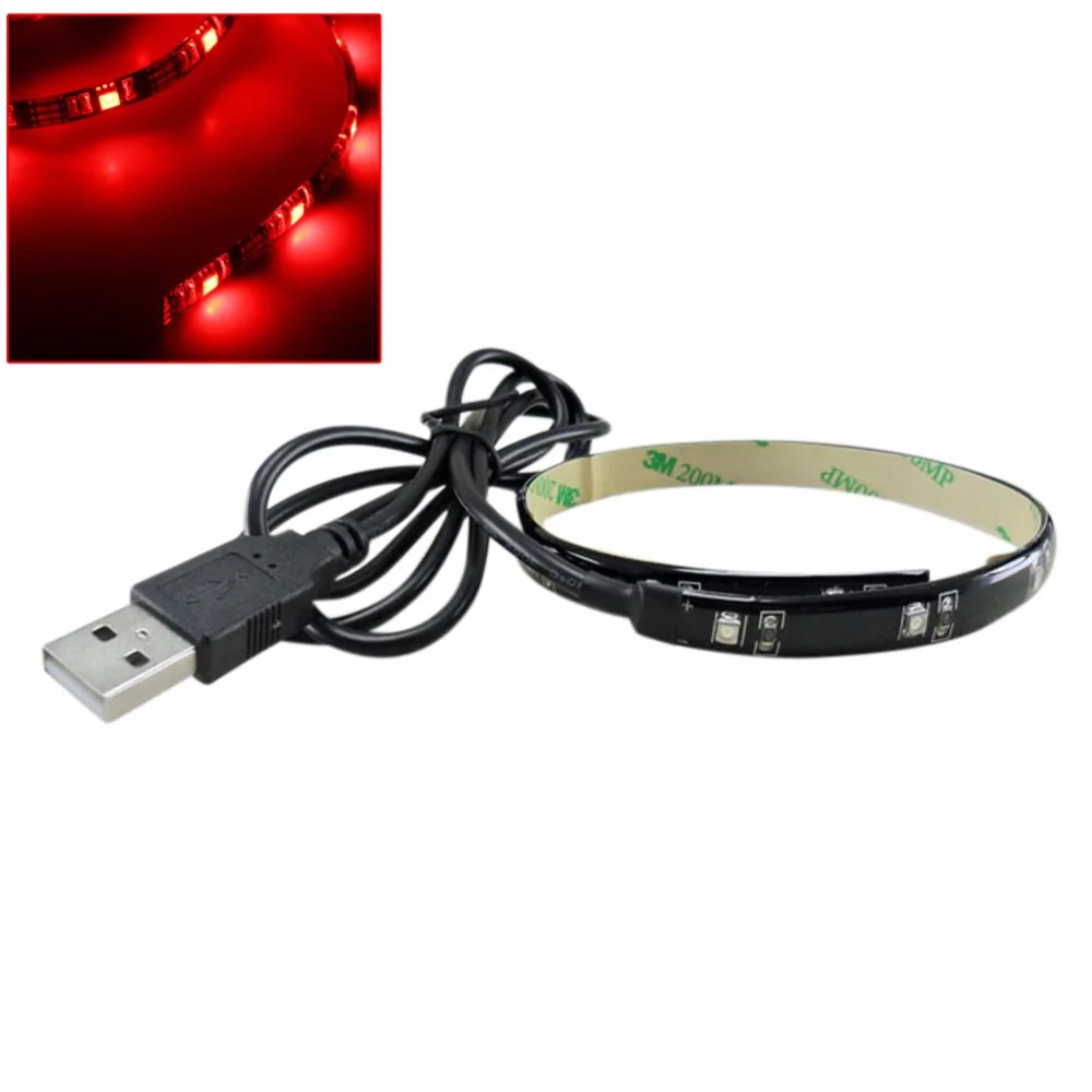 Источник питания USB 12 светодиодных лент 3528 5В освещение смещения для HDTV TV