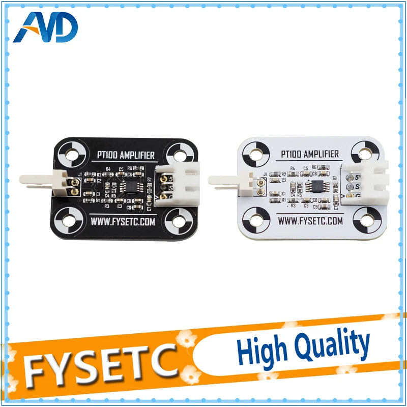 

V6 PT100 Amplifier Board White/Black PT100 Sensor High Accuracy Temperature Board Upgrade Amplifier Board 3D printer Part