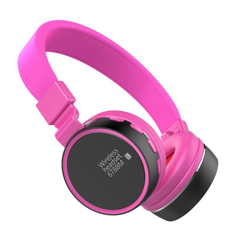 Новинка Bluetooth стереонаушники розовые беспроводные наушники Встроенный микрофон