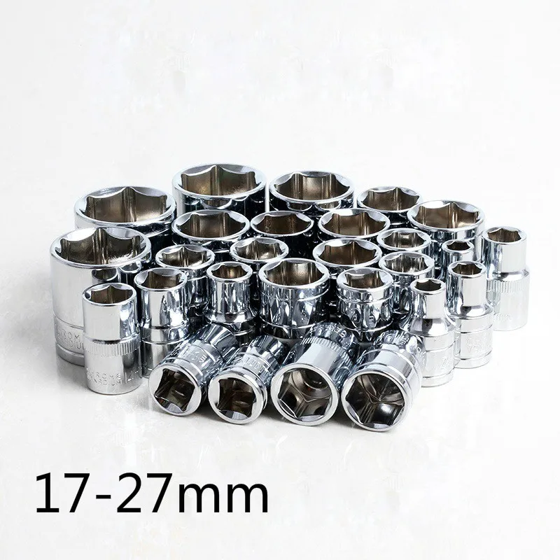 

9 шт. 1/2 "17-27 мм CR-V метрический Универсальный торцевой ключ с головкой ручные инструменты внутренний шестигранный гаечный ключ с шестигранно...