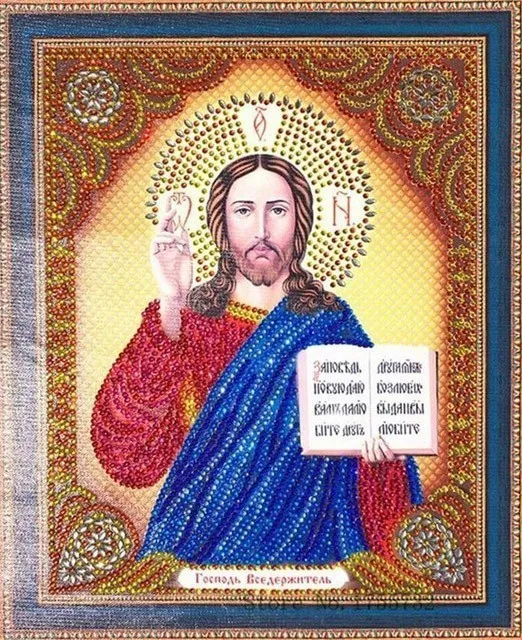LP133 AZQSD алмазная живопись религия икона частичная 5D особая форма алмазная вышивка Дева Мэри Стразы картина, Алмазная мозаика - Цвет: LP133