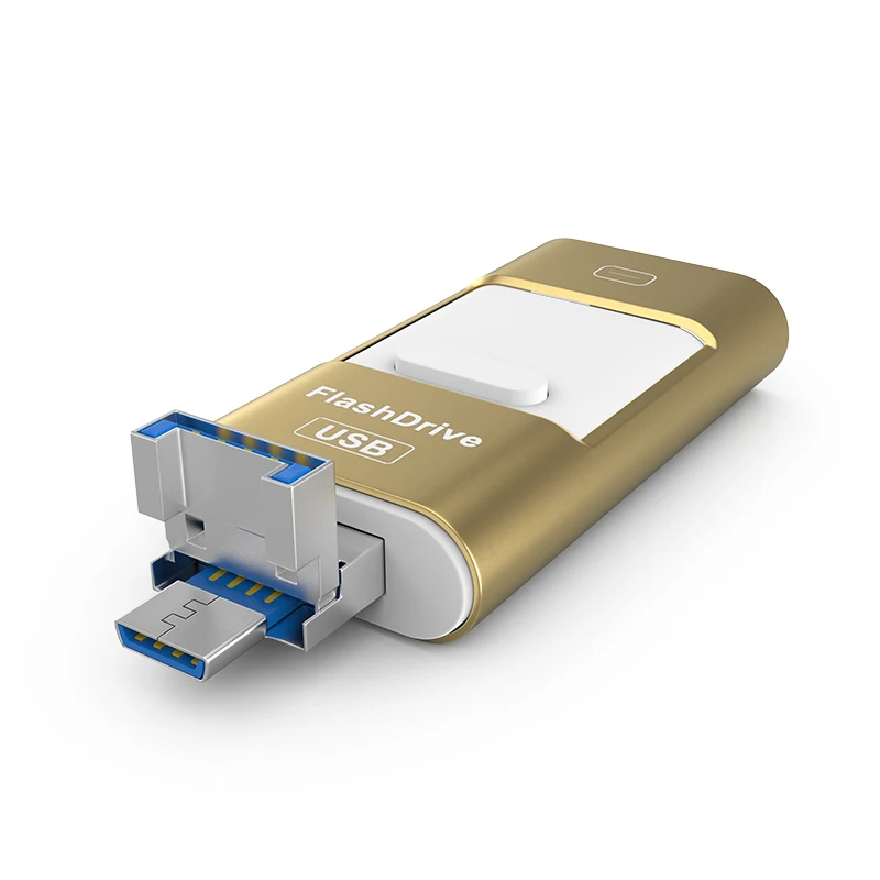 Usb флеш накопитель для iPhone 5 5S 6 Plus S 7 8 X iPad Android Phone Otg (micro USB) Lightning USB 3 в 1|flash drive|usb flash