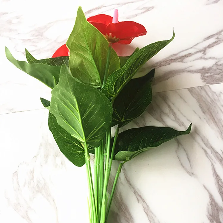 Абрикос антуриум имитация искусственного цветка орхидеи искусственные цветы