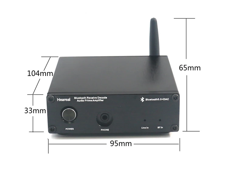 Для RCA аудио усилители Bluetooth 5,0 приемник ESS9023 декодер DAC AD823 предусилитель без потерь Bluetooth адаптер T0014