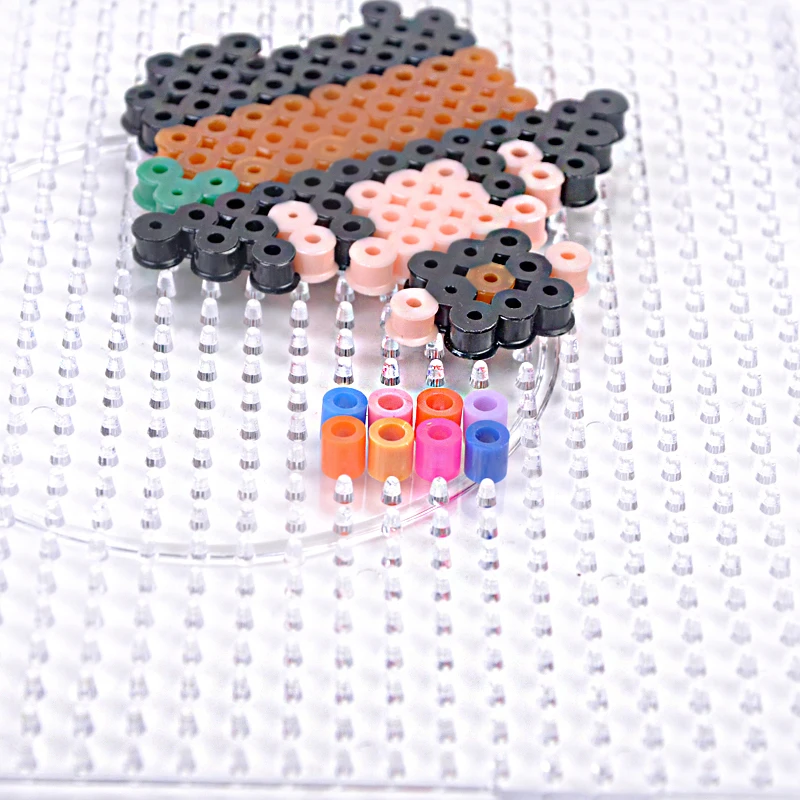 5 мм 6 шт. большие бусины для дрели Perler Hama плавкие большой квадратный прозрачный