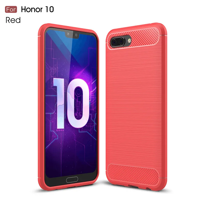 Чехол для мобильного телефона Honor 10 Hua Wei из углеродного волокна технология кисти
