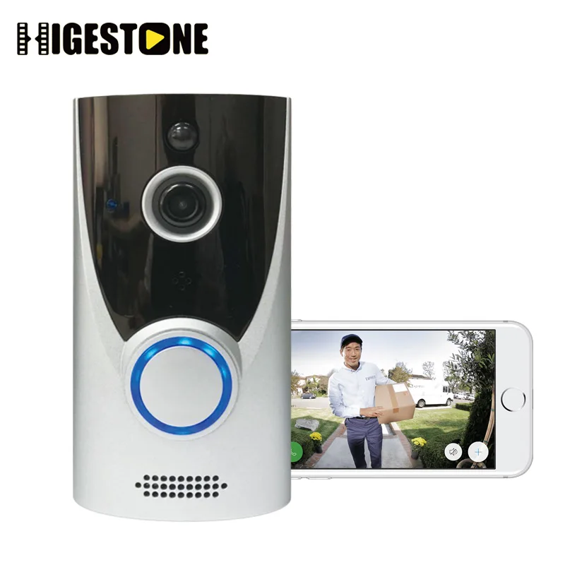 Умный дверной звонок Higestone HD 720P Wi-Fi визуальный домофон запись видео ночное