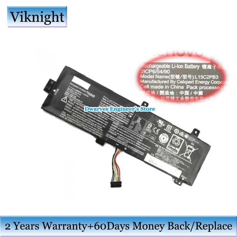 Литий ионный аккумулятор 7 6 В 3948 мАч L15M2PB3 для Lenovo 310 Series 15ABR 15ISK 5B10K87714 5B10K87722 L15M2PB2