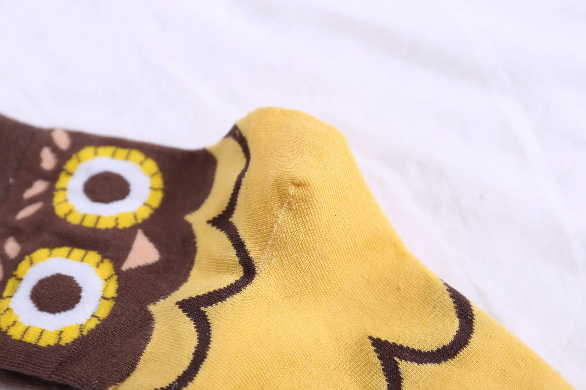 Hot Women's Funny Pattern Combed Cotton Crew Owl Socks Fashion Style Unisex Colorful Casual Ladies Wedding Socks NS9048