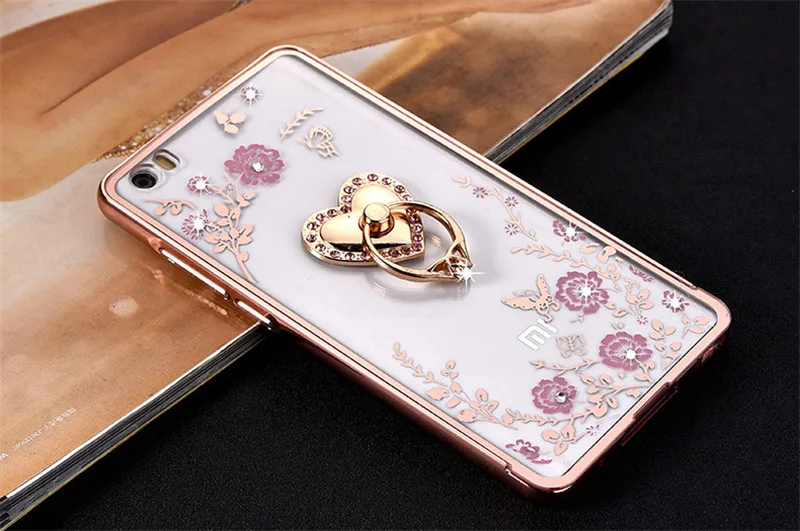 Мягкий блестящий чехол с кольцом-держателем Xiaomi Redmi 7A 8A S2 6 6A pro 4A 4X 5a 5 plus note 8 8T 7 4 Pro Mi