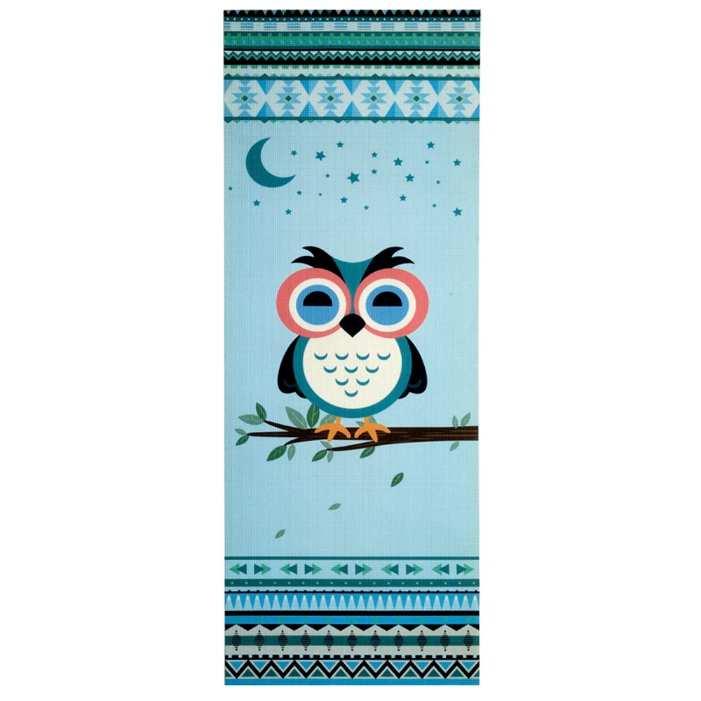 Натуральный ПВХ коврик для йоги Chastep Нескользящий Впитывающий пот 183*61 см * 6 мм