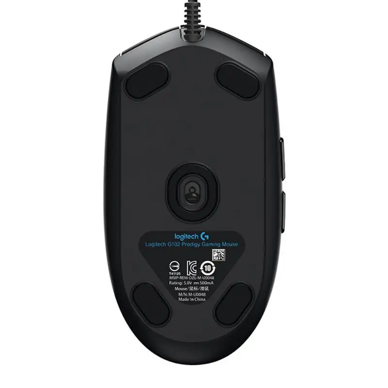 Игровая мышь Logitech G102 8000 точек/дюйм регулируемая RGB программируемая механическая