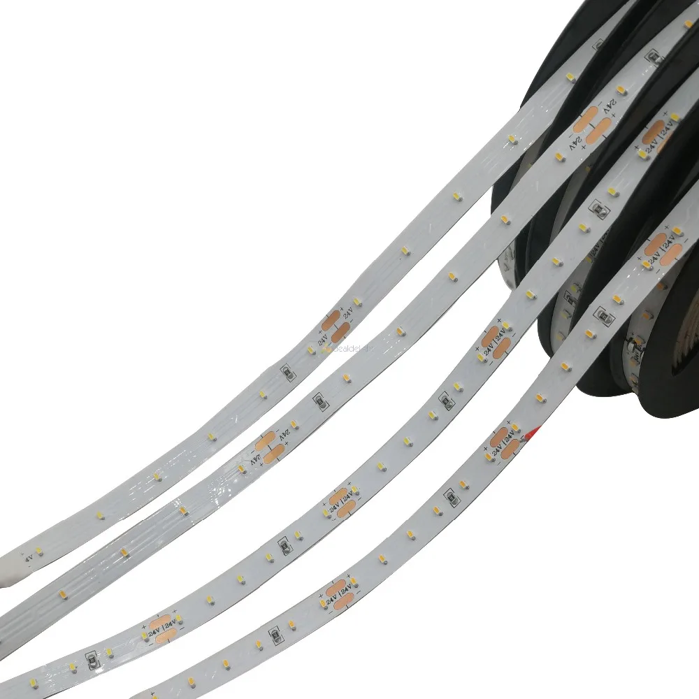 Светодиодная лента 2110 SMD 60 120 240 светодиодный/метр DC24 белый/теплый белый супер яркий 90 CRI гибкий светодиодный светильник 5 м/лот неводонепроницаемый