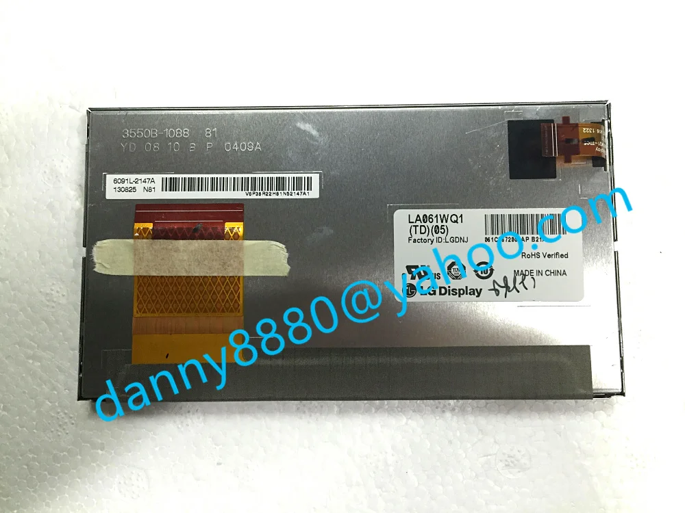 LA061WQ1(TD)(05) LA061WQ1-TD05 LA061WQ1 Оригинальный Новый 6 1-дюймовый ЖК-дисплей 480*272 TFT LCD |