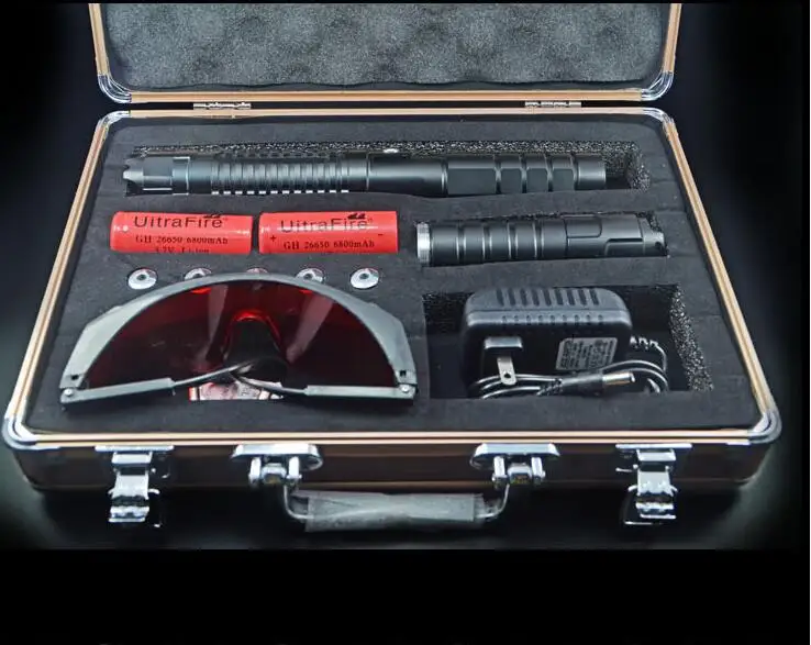 

Most Powerful Military Blue Laser Pointer 100W 100000M 450nm Flashlight Light Burning Match Candle Lit Cigarette Wicked Hunting