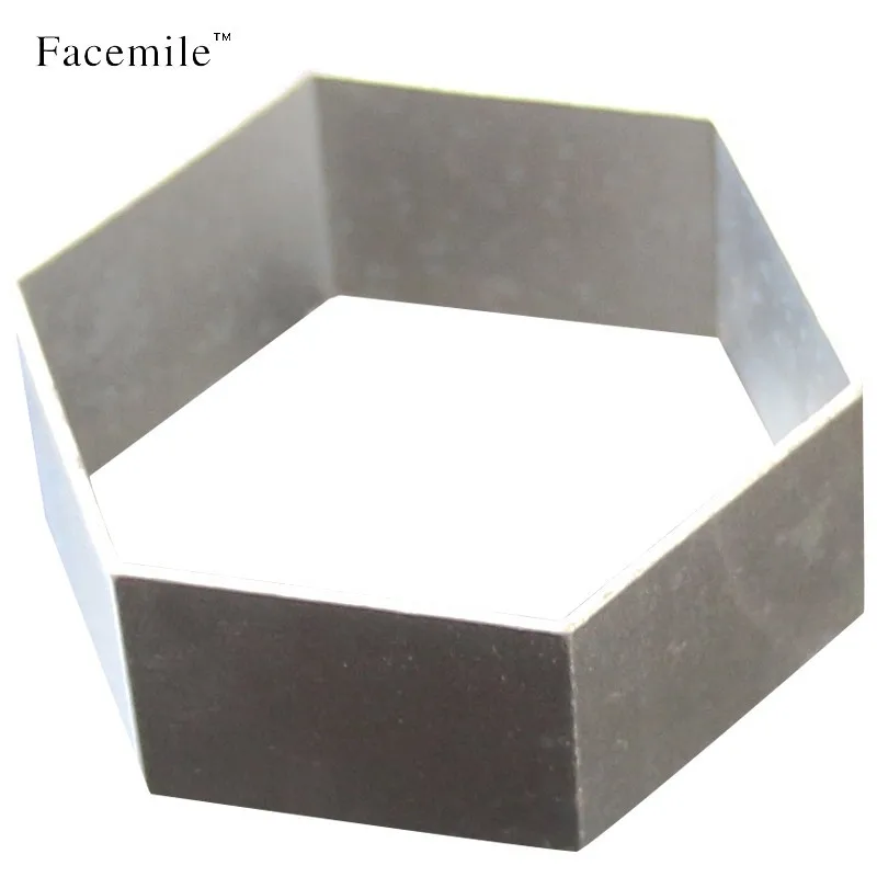 Facemile Hexagon Cutter Aluminium Sugarcraft Cake Tools Fondant Cutter Mould Baking Tool 20-03