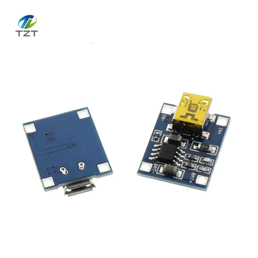 20 шт. TP4056 1A Lipo зарядное устройство модуль литиевая батарея DIY микро порт микрофон