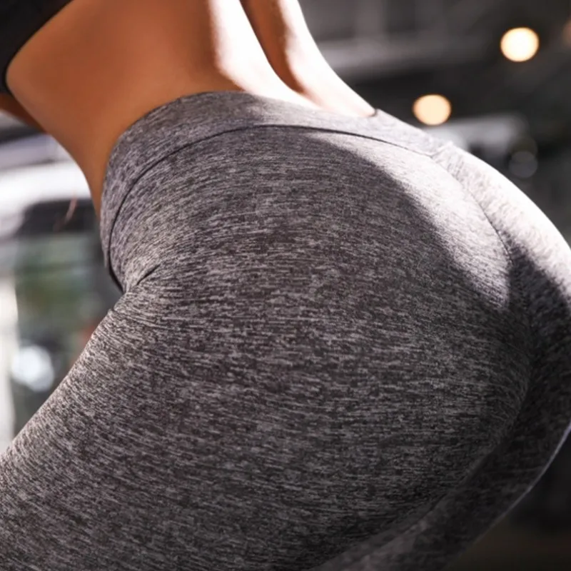 Женские леггинсы для фитнеса готические с заниженной талией и эффектом пуш-ап