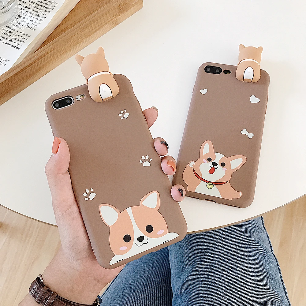 Чехол для собак Welsh Corgi мягкий чехол щенков игрушечный OPPO R9S R11S R15 R17 A57 A39 A59 A79 A83 A5s A7