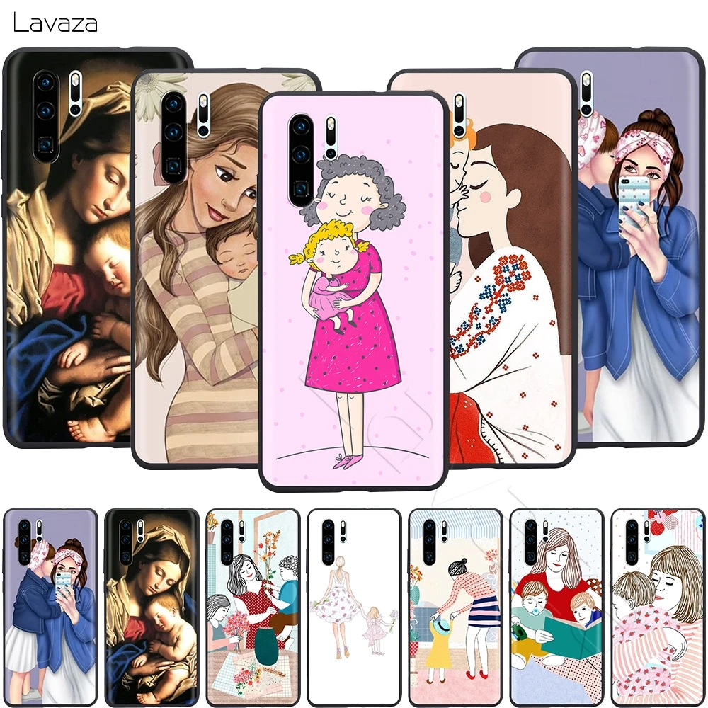 Мягкий красивый чехол Lavaza для мамы и ребенка Huawei Mate Y7 Y9 P8 P9 P10 P20 P30 P40 Max Lite Pro P Smart Mini |