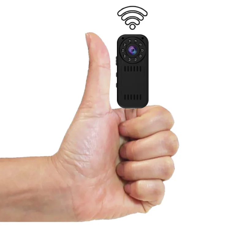 Мини видеокамера P2P Беспроводная IP камера видео запись Wifi 1080P Высокое разрешение
