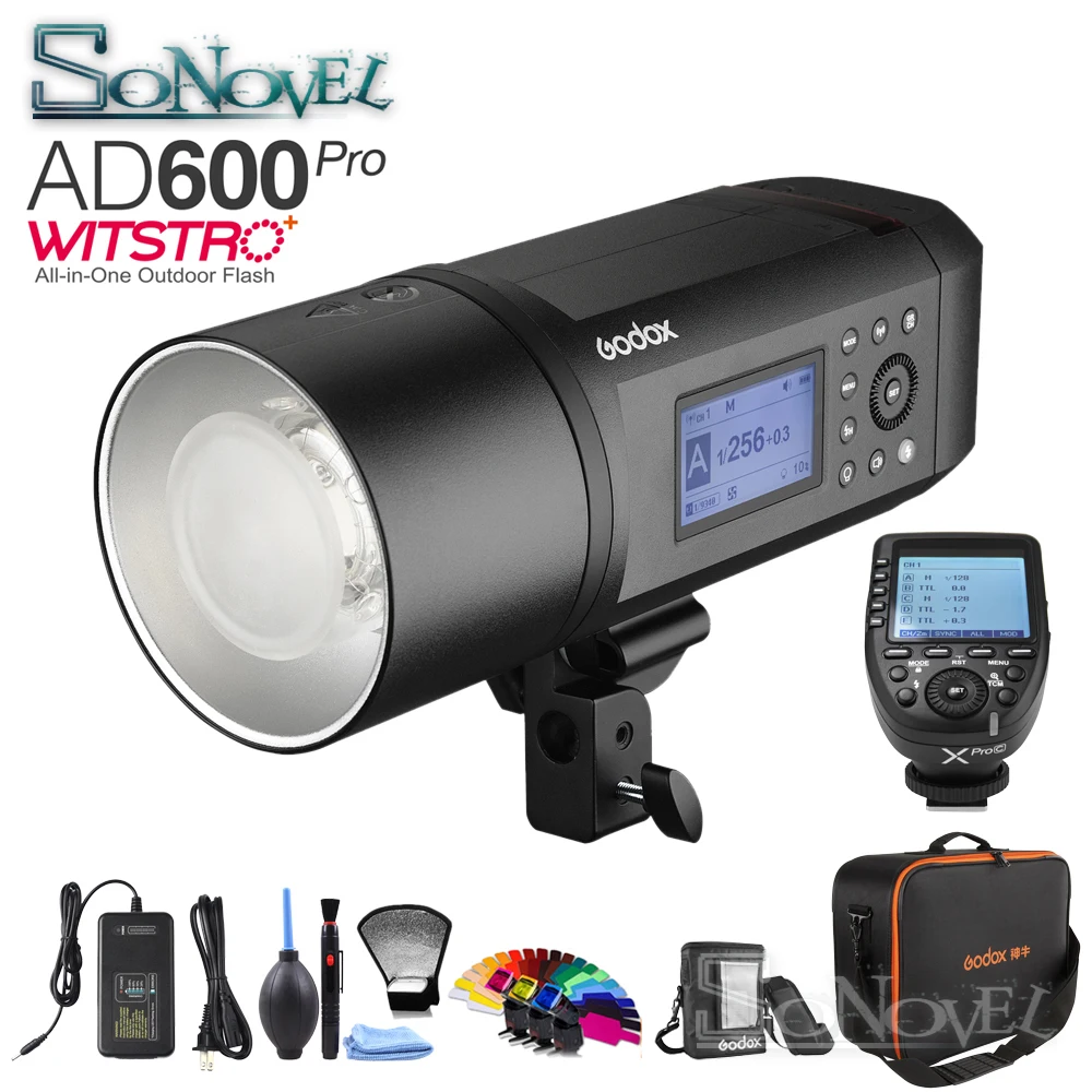 Godox AD600 Pro WITSTRO все в одном Внешняя вспышка AD600Pro литий ионная батарея TTL HSS со