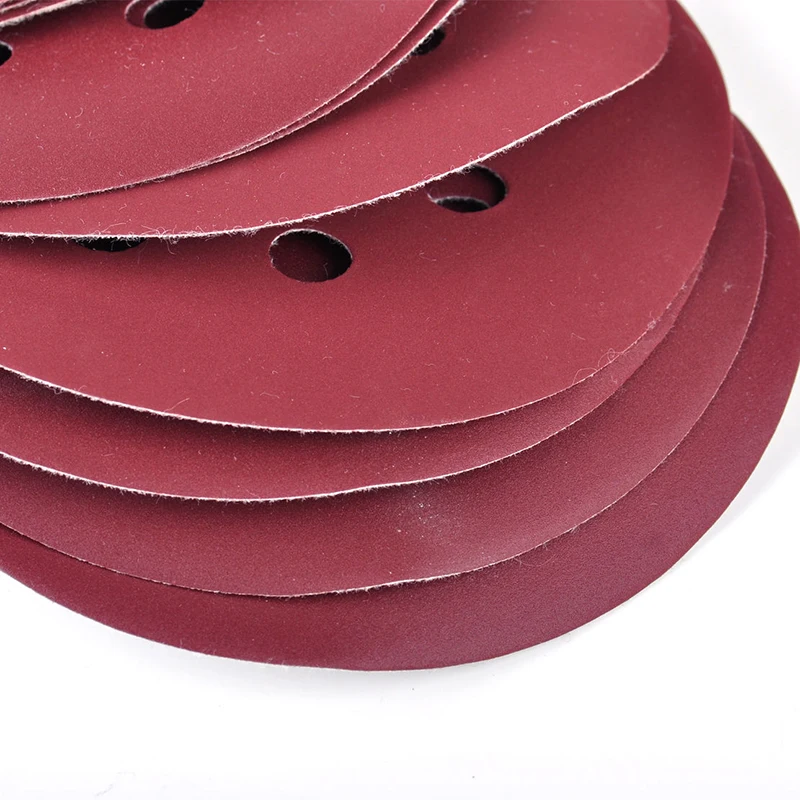 20x 400-1000 грит крюк петля колодки шлифовальный диск смешанный лист наждачной