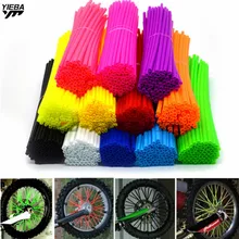 72Pcs спица скины обода мотоцикла Dirt Bike колеса говорил крышки