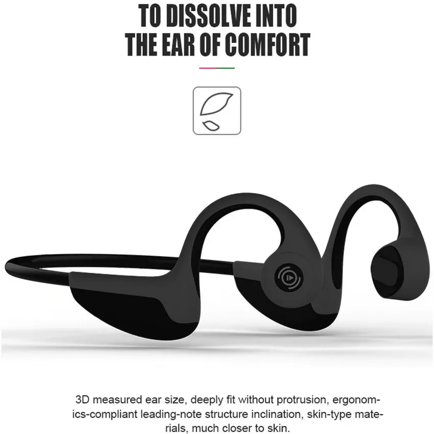 Bluetooth наушники с костной проводимостью, спортивные наушники, NFC Беспроводная гарнитура для улицы, свободные руки с микрофоном для Iphone 4, бега