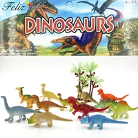24pcs 2 inch mini colorful jurassic dinosaur toys kids dinosaur party favor decoration pinata filler boys birthday goody bag