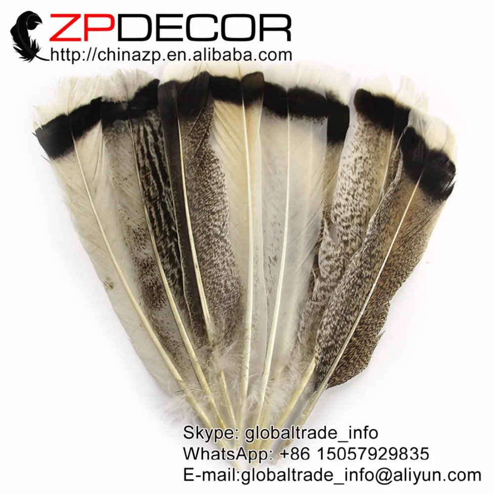 

ZPDECOR 25-30 см (10-12 дюймов) 100 шт./лот, подобранные вручную натуральные дикие турецкие балетки с перьями для шляпки, Вечерние Маски